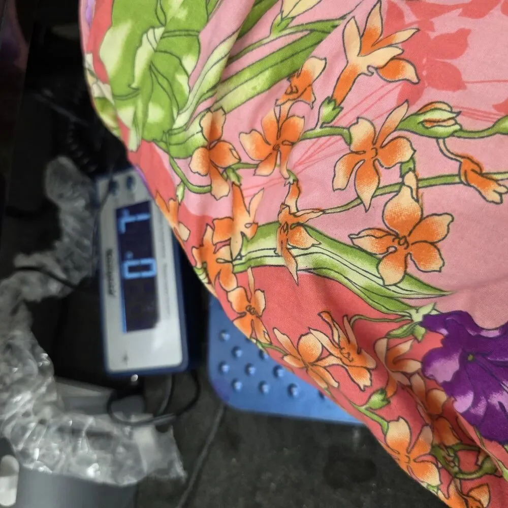 Soft Surroundings Floral Garden Blouse Women's Size 1X Pink - Picture 10 of 10